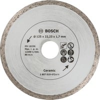 Bosch Diamanttrennscheibe für Fliesen, Ø 125mm Bohrung 22,23mm