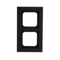 Busch-Jaeger Abdeckrahmen 1722-275, Abdeckung schwarz, Retail