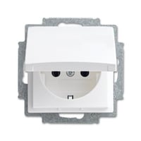 Busch-Jaeger Schutzkontaktsteckdose Einsatz 20 EUKR-914 weiß, Retail