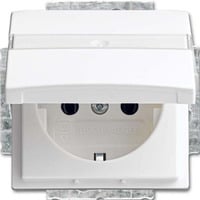 Busch-Jaeger Schutzkontaktsteckdose Einsatz 20 EUKR-914 weiß, Retail