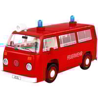COBI Volkswagen T2b Feuerwehr, Konstruktionsspielzeug rot, Maßstab 1:35
