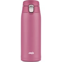 Emsa TRAVEL MUG light Thermobecher rosa, 0,4 Liter, Flip-Deckel