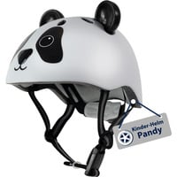 HUDORA Kinderhelm Pandy weiß/schwarz, Gr. 44-47