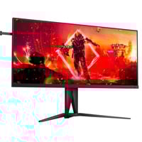 AOC AGON AG405UXC, Gaming-Monitor 100 cm (40 Zoll), schwarz, WQHD, IPS, HDMI, DisplayPort, HDR, AMD FreeSync Premim, USB-C, 144Hz Panel