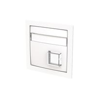 Busch-Jaeger Zentalscheibe einteilig signalieren 1571 CN-44G, Abdeckung weiß, Retail