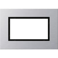 Gira Abdeckrahmen 1 1 zweifach, Abdeckung aluminium, Retail