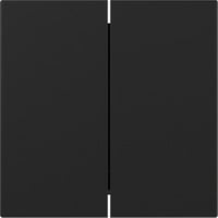 Gira Wippe zwei fach gerade stehend, Abdeckung schwarz, Retail