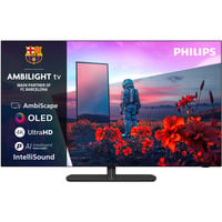 Philips 65OLED811/12, OLED-Fernseher 164 cm (65 Zoll), schwarz/grau, UltraHD/4K, Ambilight 3-seitig, 120Hz Panel