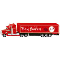 SIKU 1788 SUPER Freightliner Weihnachtstruck, Modellfahrzeug rot