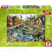 Schmidt Spiele Dörfchen am Waldesrand, Puzzle 1000 Teile