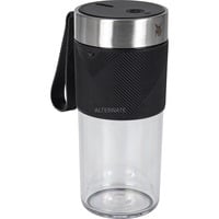 WMF KÜCHENminis Mix on the go, Standmixer schwarz, 1.200 mAh Akku, Behälter 0,3 Liter