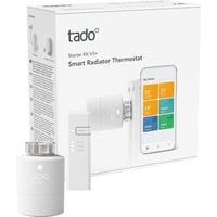 tado° Smartes Heizkörper- Thermostat V3+ Starter-Kit, Set weiß, Zusatzprodukt für Einzelraumsteuerung