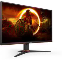 AOC Q27G2E, Gaming-Monitor 68.6 cm (27 Zoll), schwarz/rot, QHD, VA, , 155Hz Panel