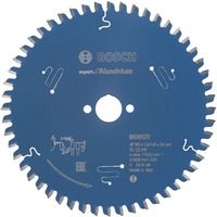Bosch Professional Kreissägeblatt Expert for Aluminium, Ø 165mm, 52Z Bohrung 20mm, für Handkreissägen
