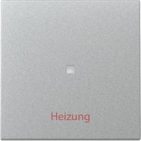 Gira Wippe Kontrollfenster und Heizung Ein Aus aluminium, Retail