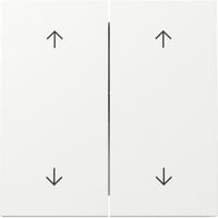 Gira Wippe zweifach mit Pfeilsymbolen weiß, Retail