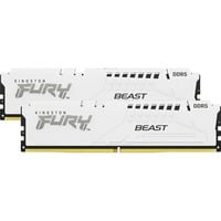 Kingston FURY DIMM 64 GB DDR5-6000 (2x 32 GB) Dual-Kit, Arbeitsspeicher weiß, KF560C36BWEK2-64, FURY Beast, AMD EXPO