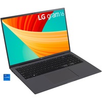 LG gram 16Z90R-G.AA76G, Notebook grau, Windows 11 Home 64-Bit, 40.6 cm (16 Zoll), 512 GB SSD