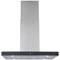 Respekta Cara (CH44199IX-21), Dunstabzugshaube edelstahl/schwarz, 90 cm