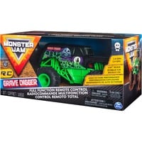 Spin Master Monster Jam Grave Digger, RC schwarz/grün, 1:24