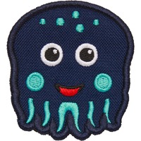 4057081119011 - Klett-Badge OKTOPUS (78 x 76) in blau 4057081119011 - Klett-Badge OKTOPUS (78 x 76) in blau