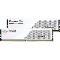 G.Skill DIMM 32 GB DDR5-5600 (2x 16 GB) Dual-Kit, Arbeitsspeicher weiß, F5-5600J3636C16GX2-RS5W, Ripjaws S5, INTEL XMP