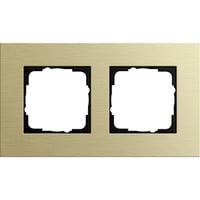 Gira Abdeckrahmen zweifach, Abdeckung gold, Retail