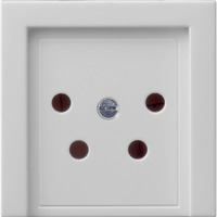 Gira Abdeckung für Klemmenanschlussdose vierpolig matt lackiert grau, Retail