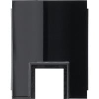 Gira Adapter Leitung einführend ein fach Kanal 15x15 schwarz, Retail
