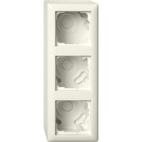 Gira Aufputzgehäuse dreifach mit Rahmen Retail