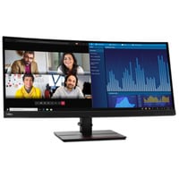 Lenovo THINKVISION P34W-20 Generalüberholt, LED-Monitor 86.7 cm (34.1 Zoll), schwarz, WQHD, IPS, Curved, USB-C