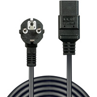 4002888303446 - Strom Anschlusskabel [1x Schutzkontakt-Stecker - 1x Kaltgeräte-Stecker 16 a] 200 m - Lindy