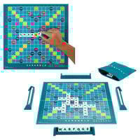 Mattel Scrabble Original zwei in eins Gesellschaftsspiel, Brettspiel 