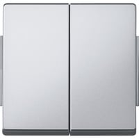 Merten Wippe Aluminium für Serienwechselschalter und Doppeltaster Einsatz aluminium, Retail
