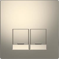 Merten Zentralplatte zwei fach grau, Retail