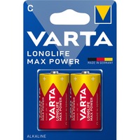 Varta Longlife Max Power C, Batterie 2 Stück, C
