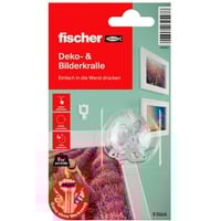 fischer GOW Bilderkralle Multipack, Haken 24 Stück