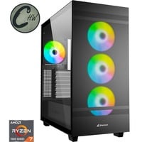 ALTERNATE x CHW Prime + Gaming-PC • RTX 4070 Ti SUPER • AMD Ryzen™ 7 7800X3D • 48 GB RAM schwarz/transparent, ohne Betriebssystem