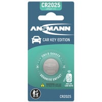 Ansmann CR2025 - Car key Lithium Knopfzelle 1er Blister, Batterie silber