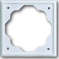 4011395542606 - Rahmen einfach Abdeckrahmen Kunststoff Thermoplast glänzend Schutzart IP20 Schlagfestigkeit IK03