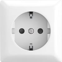 Busch-Jaeger Schutzkontaktsteckdose Aufputzmontage weiß, Retail