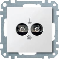 Merten Steckdosen Einsatz mit Potentialausgleich weiß, Retail