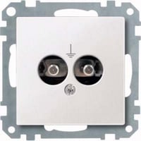 Merten Steckdosen Einsatz mit Potentialausgleich weiß, Retail