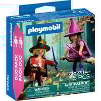 PLAYMOBIL 72023 DuoPack Hexe und Zauberer, Konstruktionsspielzeug 