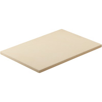 RÖSLE Backstein für Grill und Backofen 25235 Cordierit Pizzastein zum Backen von Pizza Flammkuchen oder Brot 42x30 cm weiß