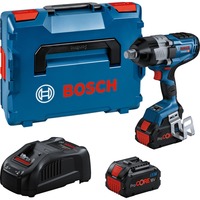 Bosch Akku-Schlagschrauber BITURBO GDS 18V-1600 HC Professional, 18Volt blau/schwarz, 2x Akku ProCORE18V 8,0Ah, 3/4", in L-BOXX