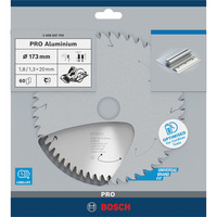 Bosch Professional PRO Aluminium cordless Kreissägeblatt, Ø 173mm, 60Z Bohrung 20mm, für Akku-Handkreissägen