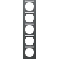 Gira Abdeckrahmen fünffach, Abdeckung anthrazit, Retail