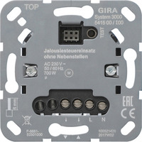 Gira Jalousiesteuereinsatz ohne Nebenstelleneingang Typ 541500, Unterputzmontage, 230 Volt Retail