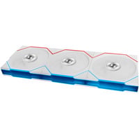 Lian Li UNI FAN TL FLEX 120 Wireless, Gehäuselüfter weiß, Reverse, 3er Pack mit Controller, 120 mm